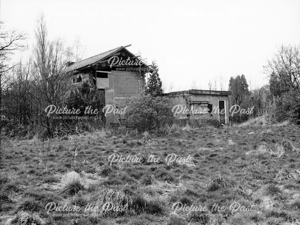 Derelict House on Quarry Lane, Chesterfield, 1989