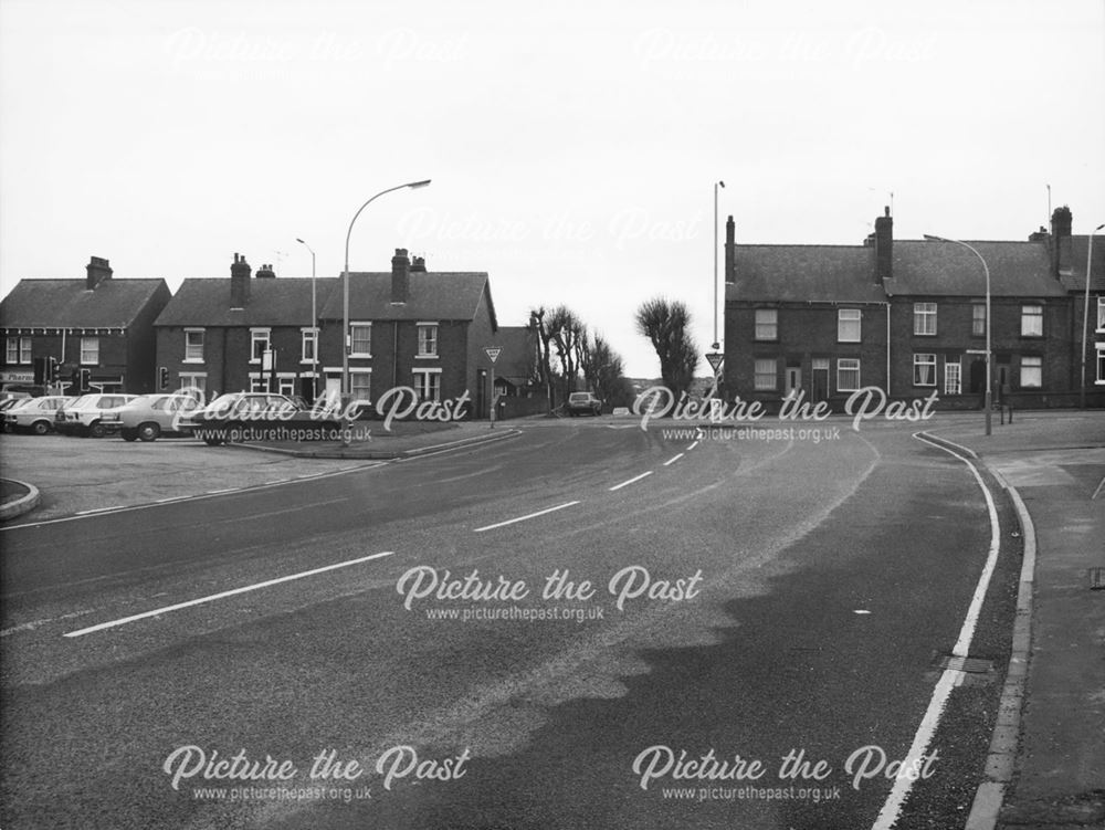 Junction of Chatsworth Road and Storrs Road, Chesterfield, 1990