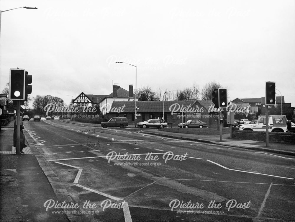 Junction of Chatsworth Road and Storrs Road, Chesterfield, 1990