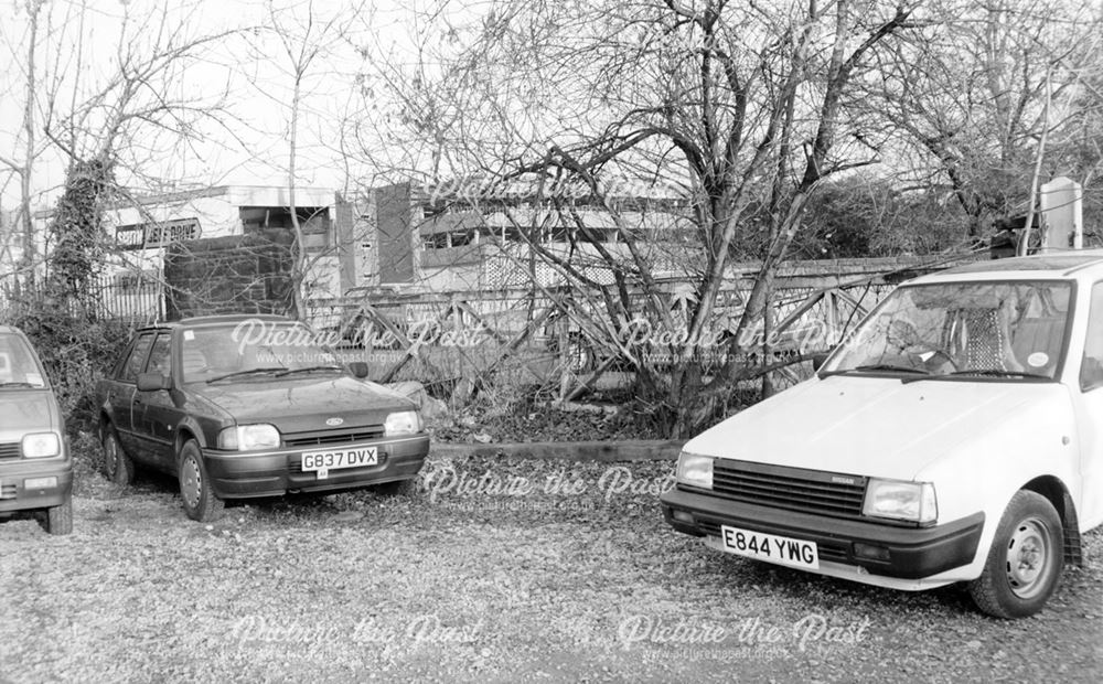 Old Railway Crossing Gate on Boythorpe Road, Chesterfield, 1992