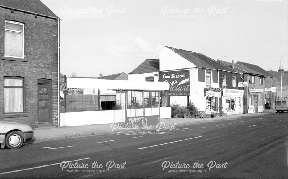 Shops, Chatsworth Road, Brampton, Chestefield, 1991