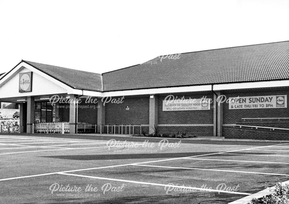 Lidl Supermarket, Chatsworth Road, Brampton, Chesterfield, 1996