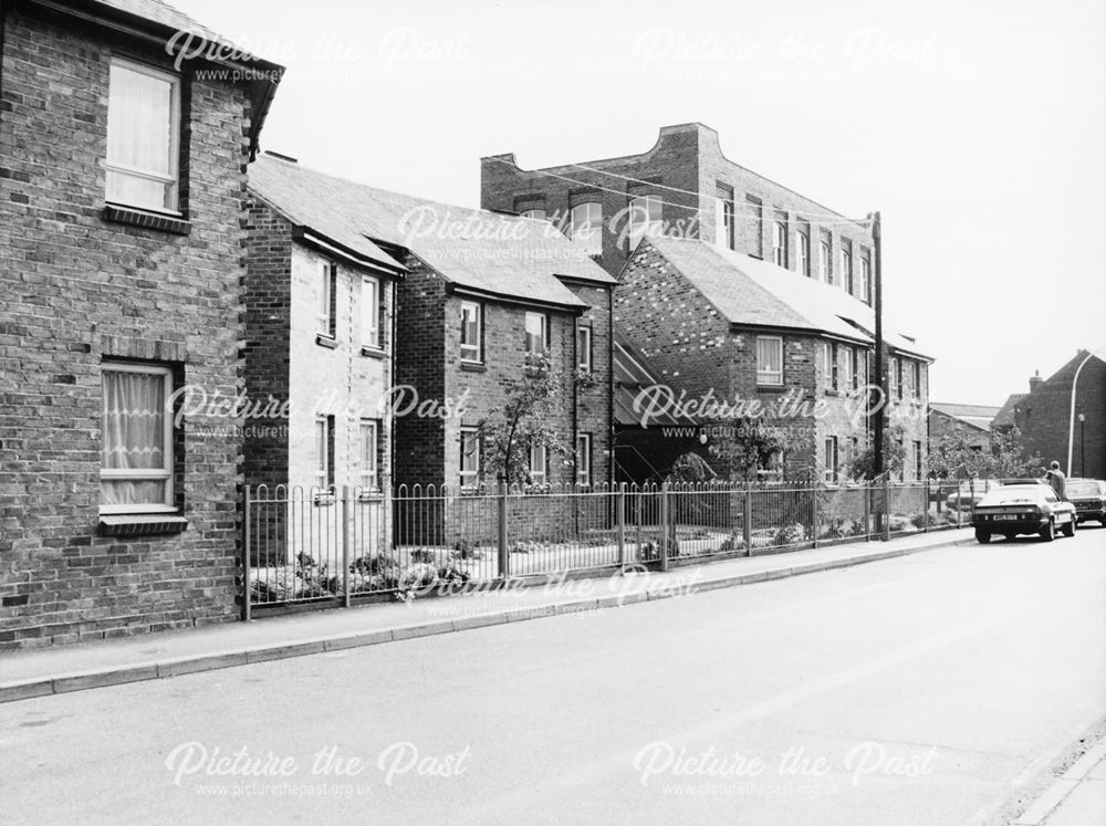 Flats in converted Robinsons Works, Chester Street, Chesterfield, c 1989