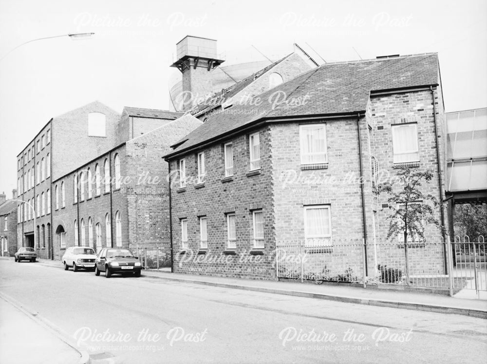 Flats in converted Robinsons Works, Chester Street, Chesterfield, c 1989