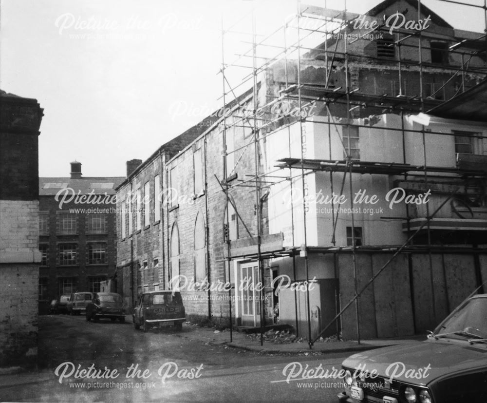 Reconstrution of former Coliseum Cinema Frontage, Chatsworth Road, Chesterfield, 1979