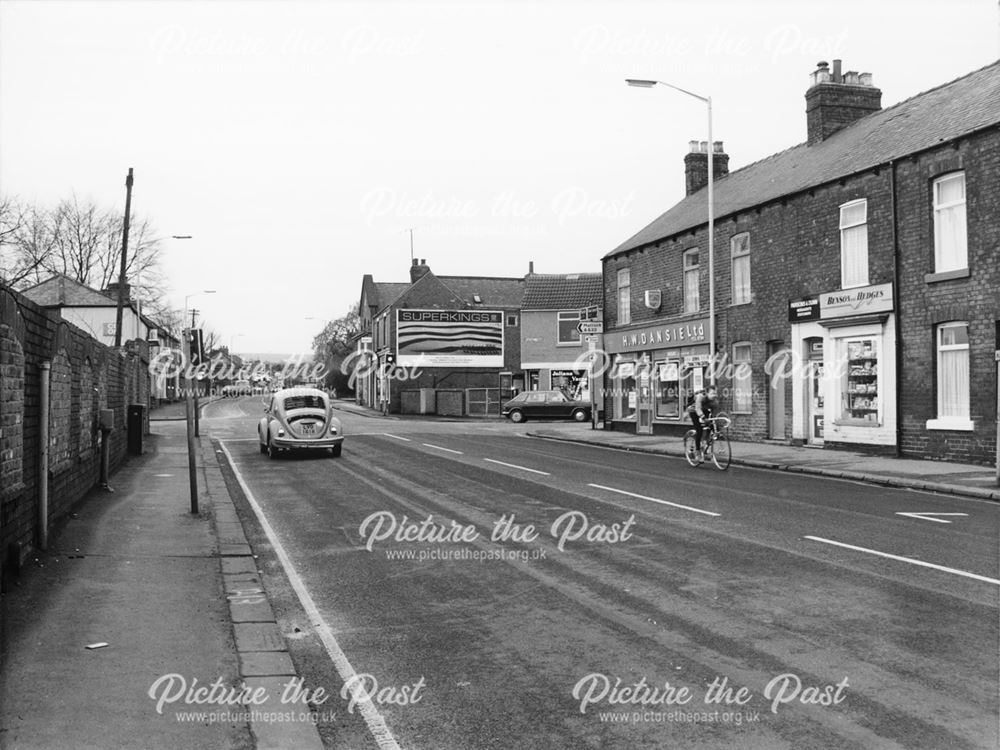 Junction of Chatsworth Road, Walton Road and Old Hall Road, Chesterfield, 1989