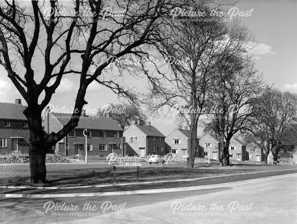 Wimborne Crescent, Newbold, Chesterfield, 1957