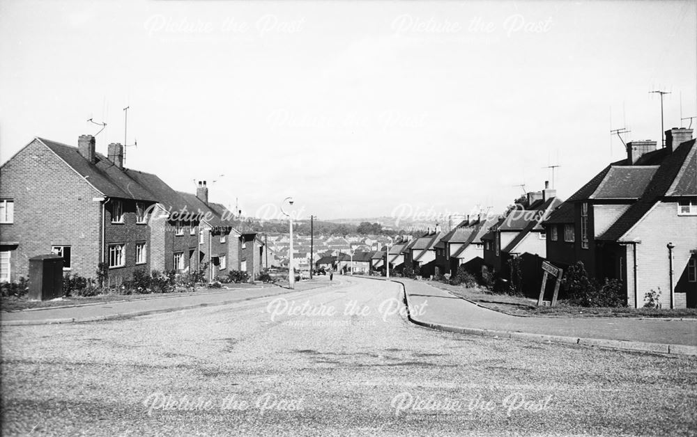 Broughton Road, Newbold, Chesterfield, 1961