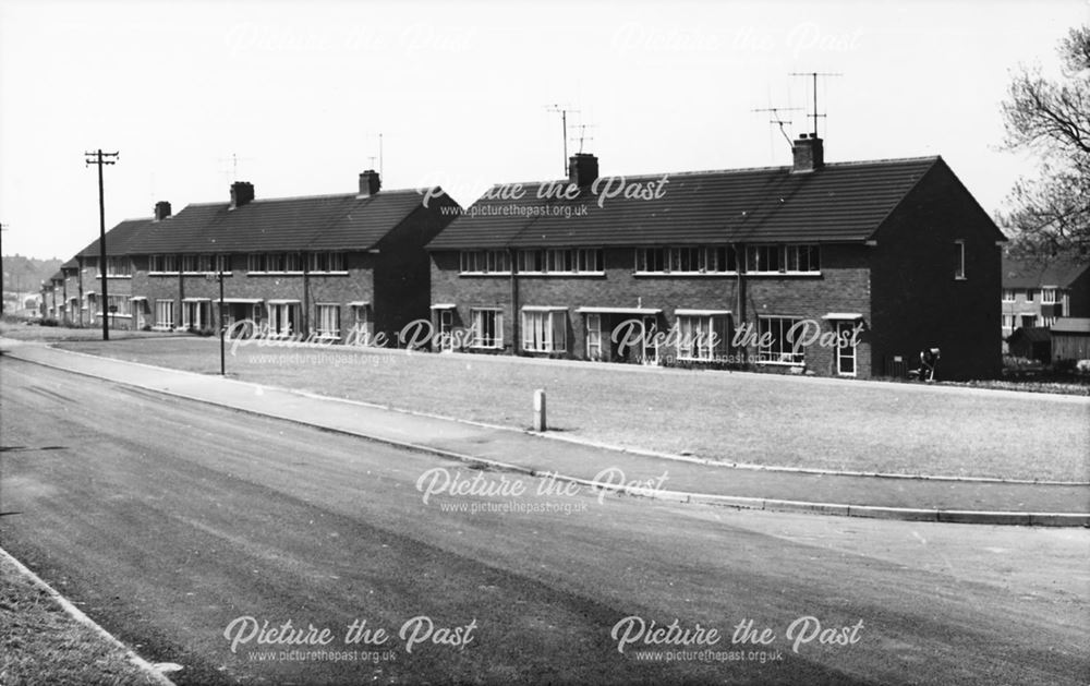 Council Houses, Kirkstone Road, Newbold Chesterfield, 1961