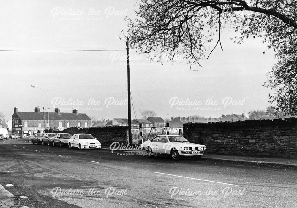 Site of J J Blow Works, Brampton, Chesterfield, 1988