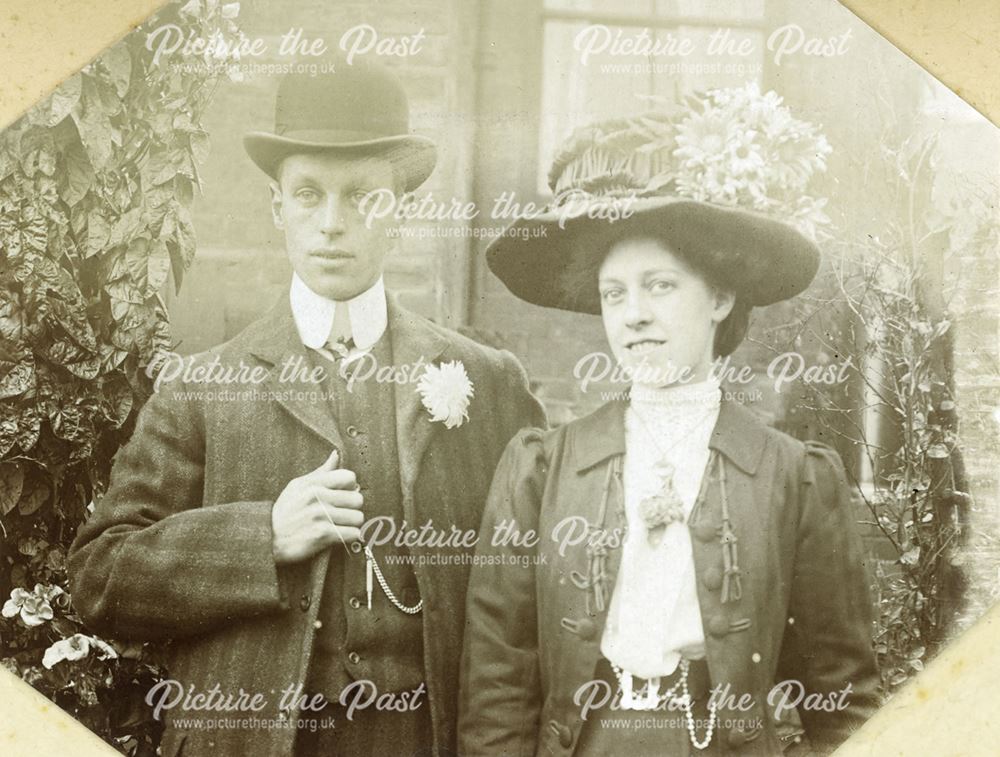 Young Edwardian Couple, Sutton Scarsdale?, c 1910