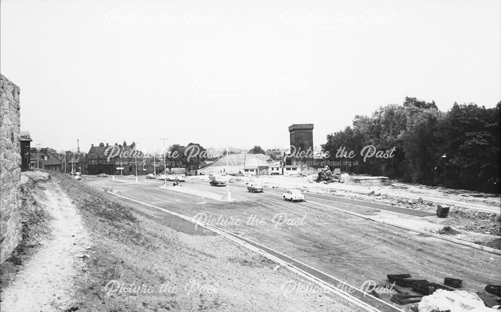 Construction of Road Extension, Markham Road, Chesterfield, 1963