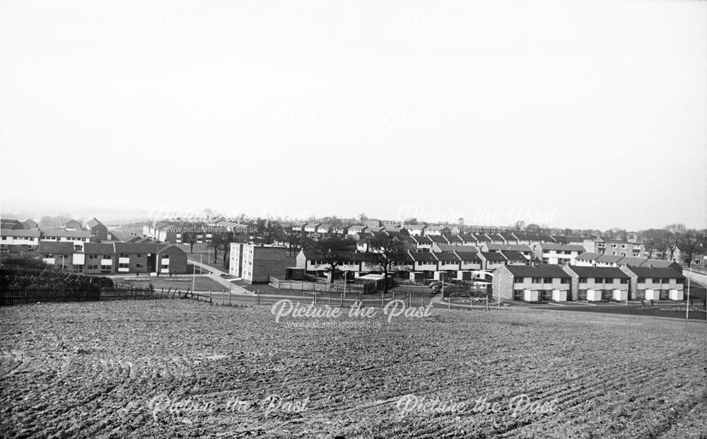 Looking Towards Pennine Way Junction, Brockwell Lane, Loundsley Green, Chesterfield, 1972