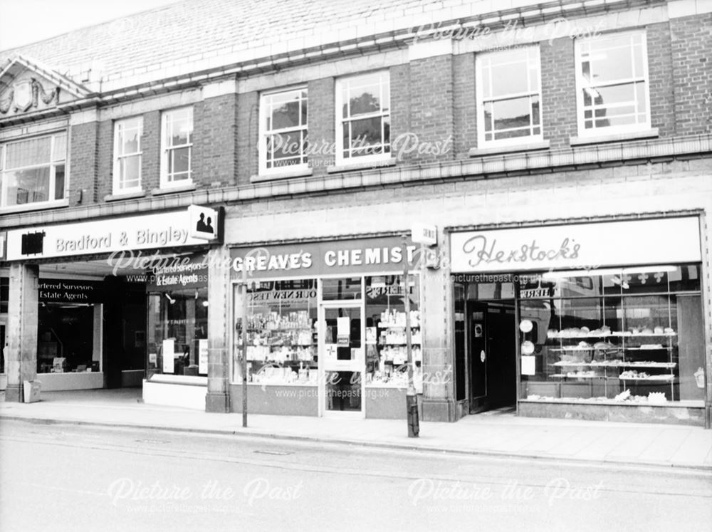 Shops on Vicar Lane, Chesterfield, 1989