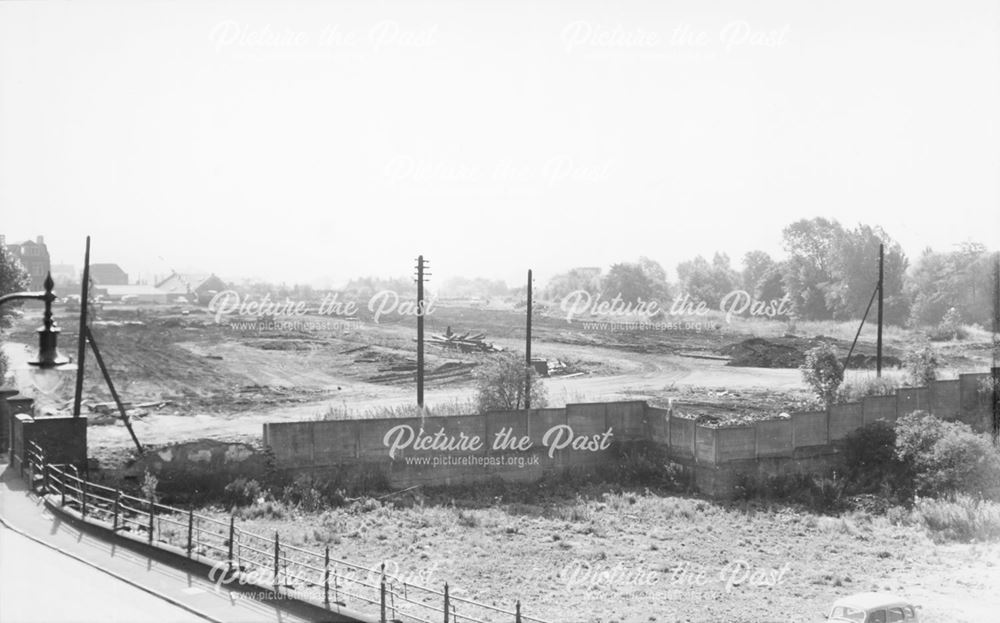 Station Site, Cleared for A.G.D. Scheme, West Bars, Chesterfield, 1961
