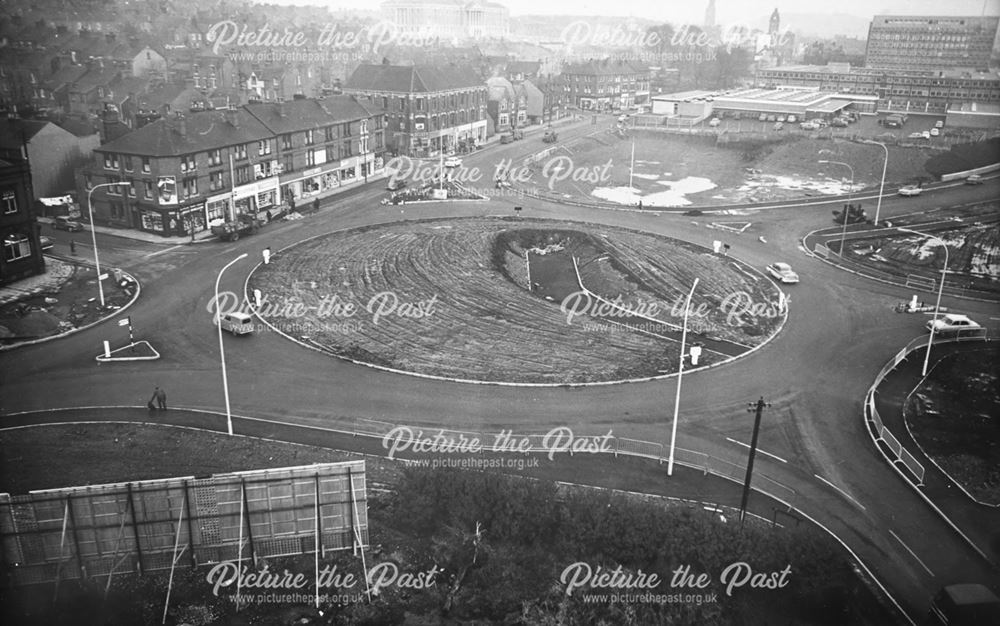 New Roundabout, West Bars, Chesterfield, 1963