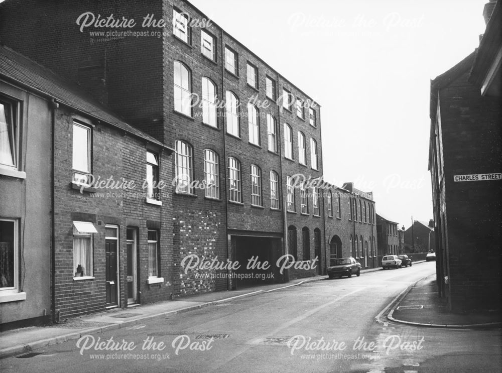 Flats in converted Robinsons Works, Chester Street, Chesterfield, 1989