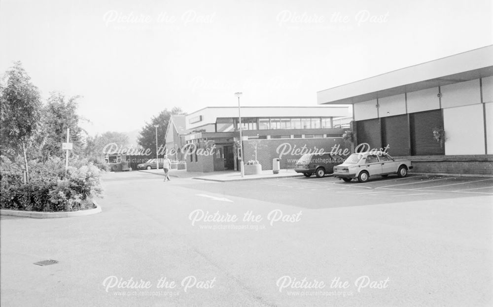 Railway Station from Forecourt, Crow Lane, Chesterfield, 1991