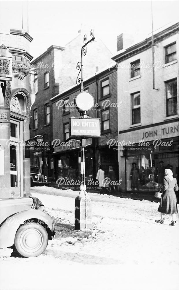Packers Row from Central Pavement, Chesterfield, 1949