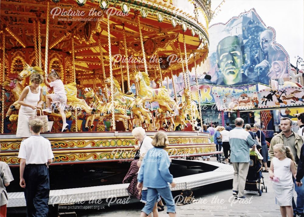 Medieval Market and Fair, Market Place, Chesterfield, 2001