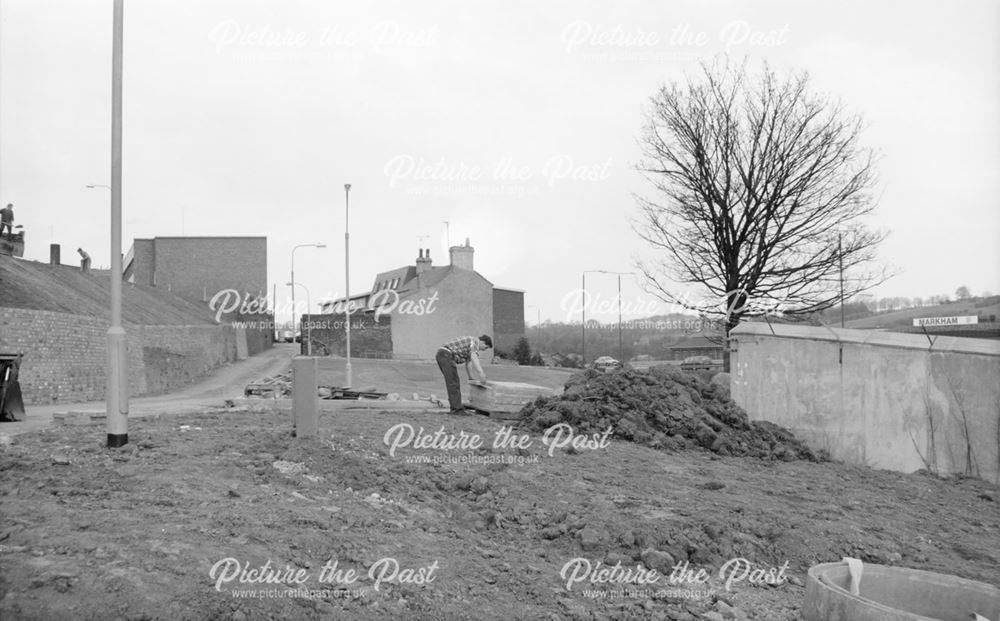 Car Park Construction at Mill Street and Spa Lane, Chesterfield, 1991