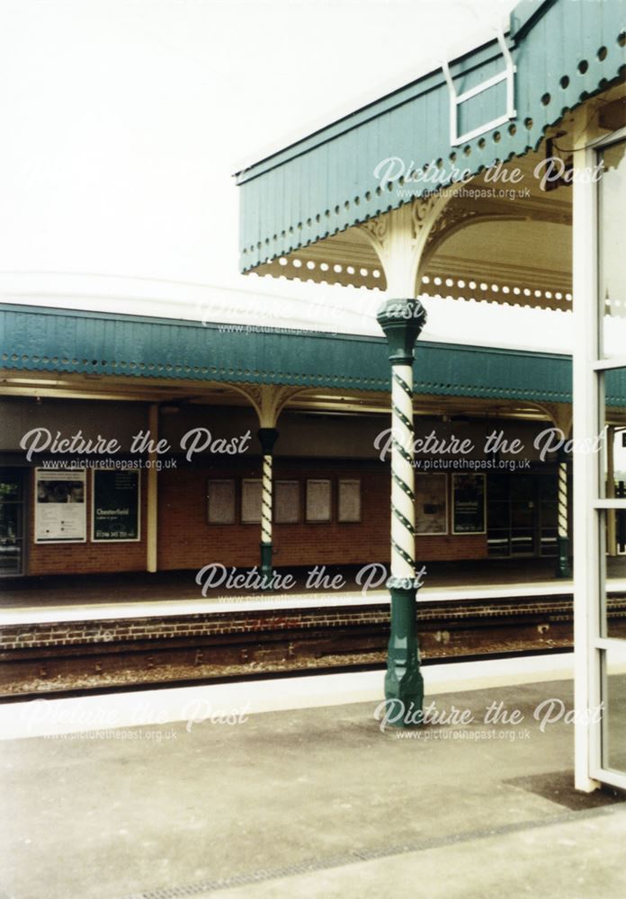 Platforms at the Railway Station, Chesterfield, 2001