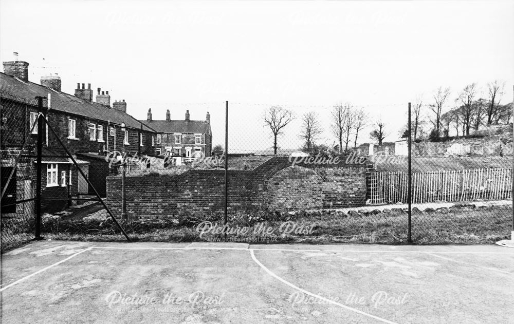 Land Prior to Development on Church Street North, Old Whittington, Chesterfield, 1972