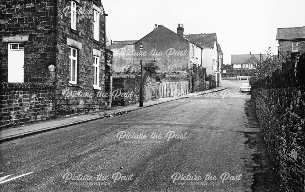 Land Prior to Development on Church Street North, Old Whittington, Chesterfield, 1972