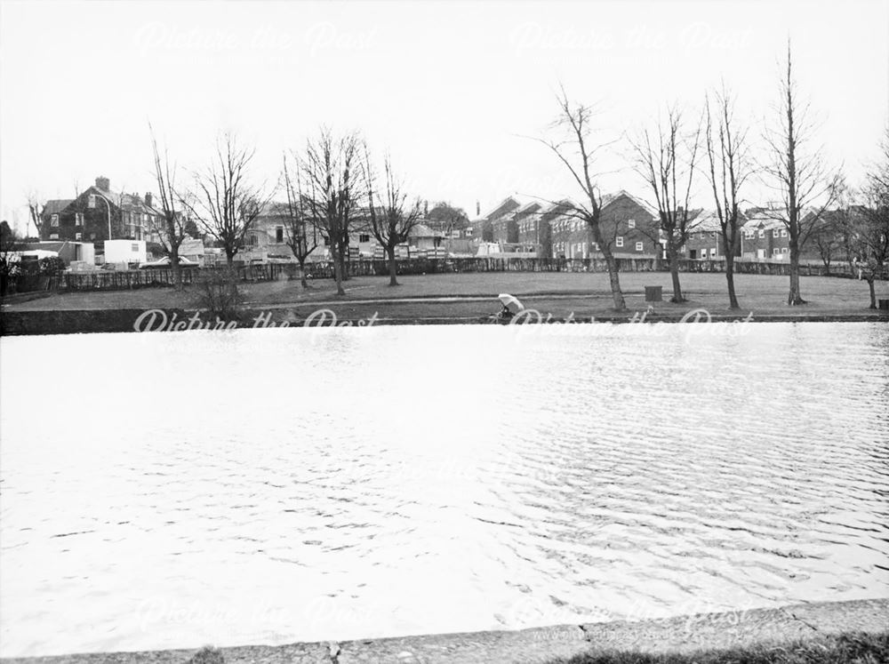 Looking South, Robinson's Walton Dam, Chesterfield, c 1980s