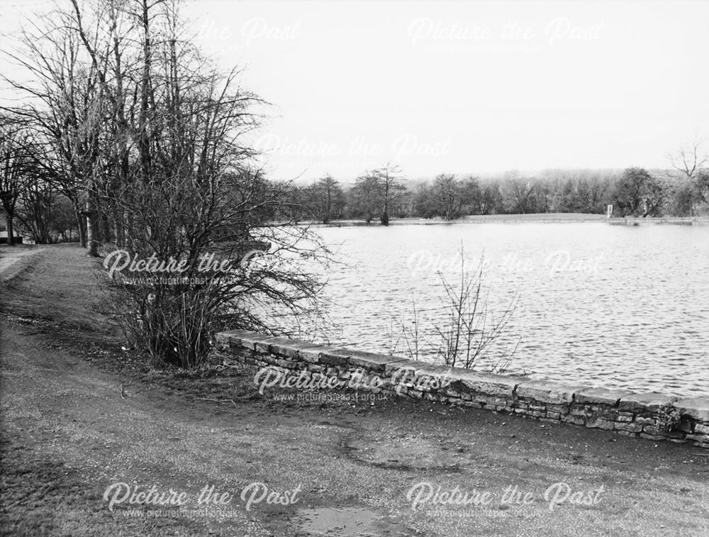 Looking North West, Robinson's Walton Dam, Chesterfield, c 1980s