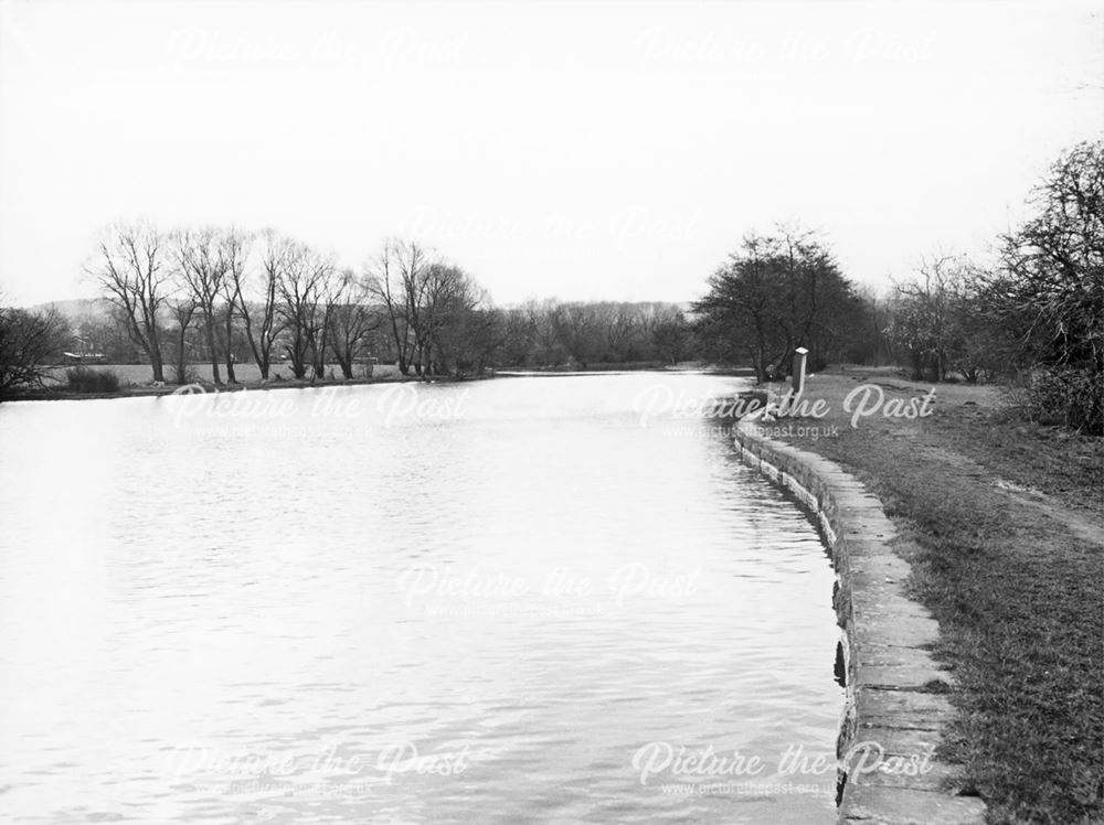 Looking South West, Robinson's Walton Dam, Chesterfield, c 1980s