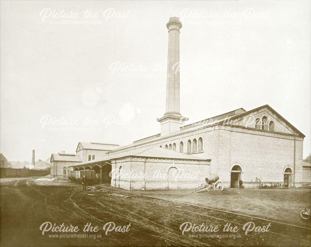 The Old Retort House, Gas Works, Chester Road, Brampton, Chesterfield, c 1890
