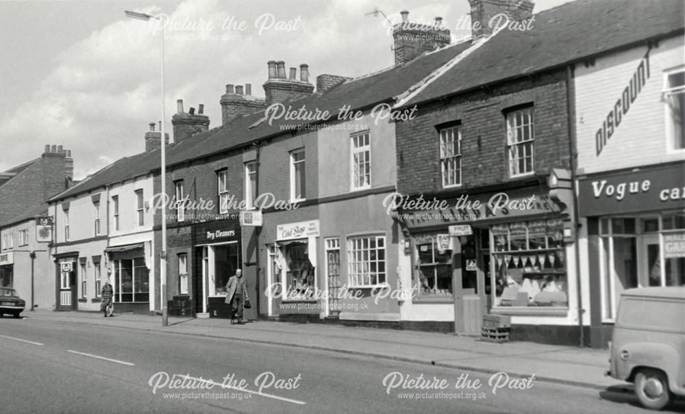 Sheffield Road, Whittington Moor, Chesterfield, 1977