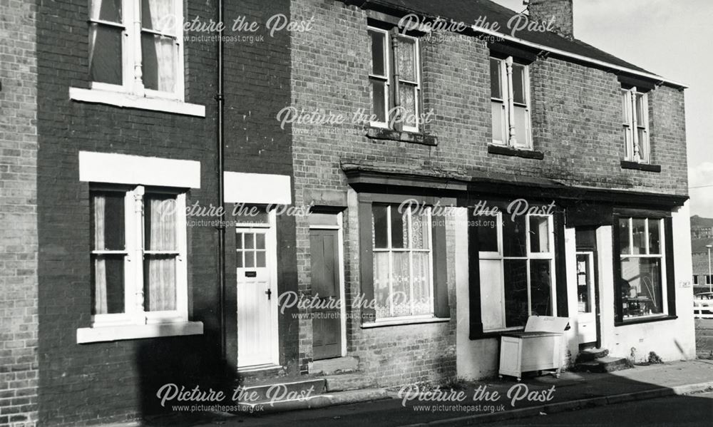 St. John's Road and Sheffield Road Corner, Whittington Moor, Chesterfield, 1976