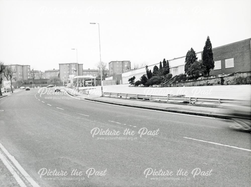 Sheffield Road View Towards Peveril Road, Whittington Moor, Chesterfield, 1989