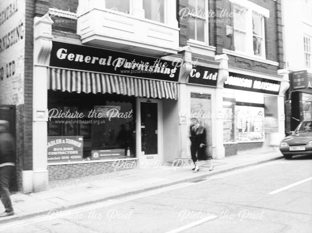 General Furnishing Co, Glumangate, Chesterfield, 1989