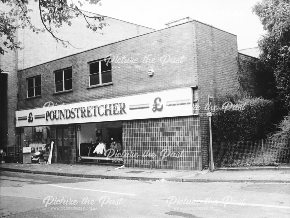 Rear of Poundstretcher's Store, Church Lane, Chesterfield, 1980s