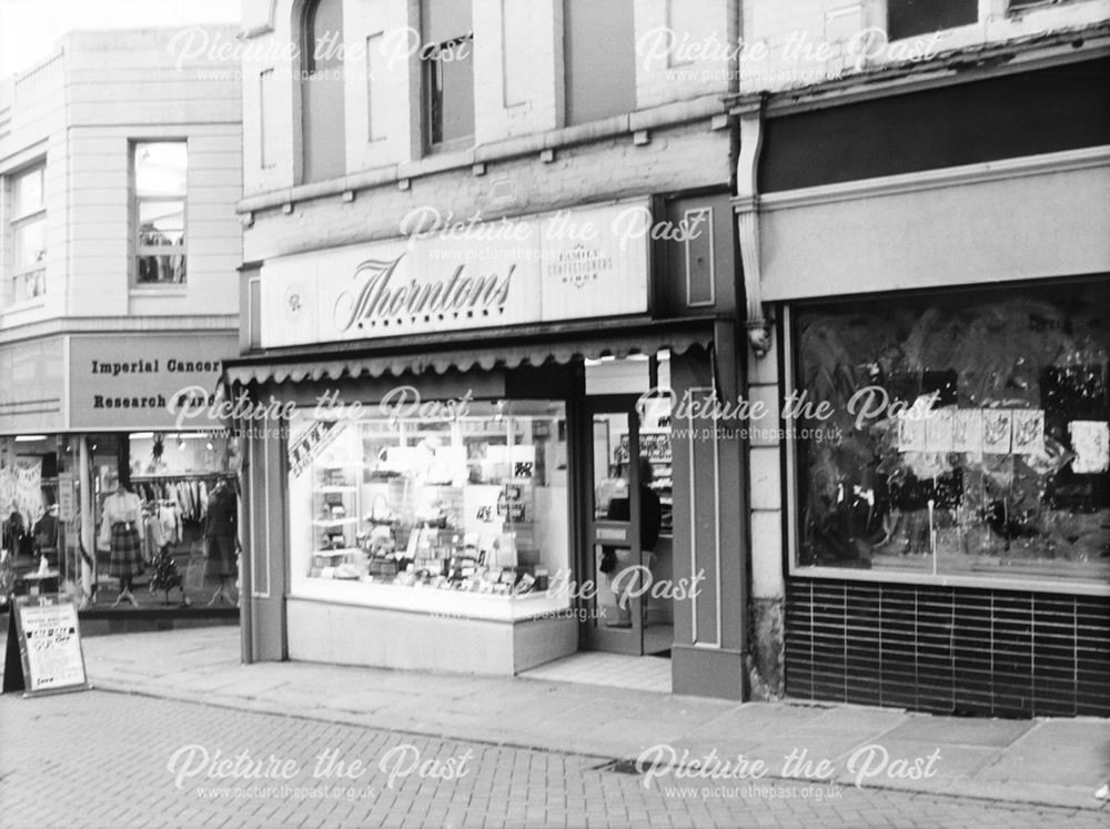 Thornton's Confectioners, Packer's Row Chesterfield, 1989