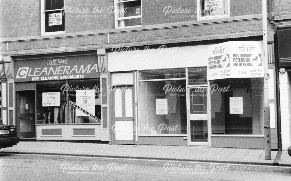 Cleanerama Dry Cleaners, Stephenson Place, Chesterfield, 1995