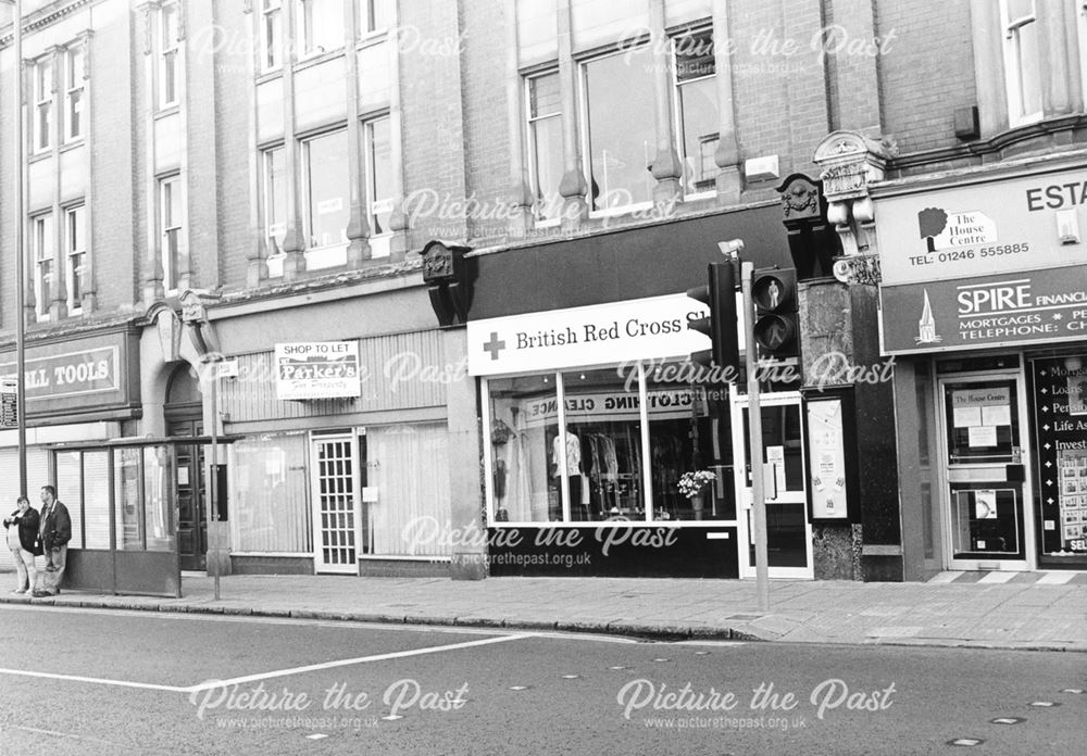 British Red Cross Charity Shop, Stephenson Place, Chesterfield, 1997