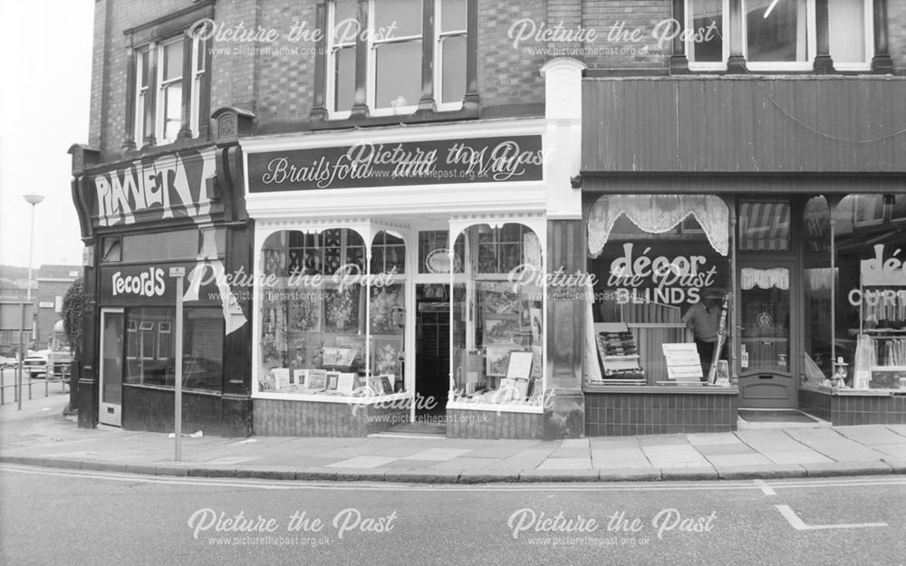 Shops on East Side of Stephenson Place, Chesterfield, 1991