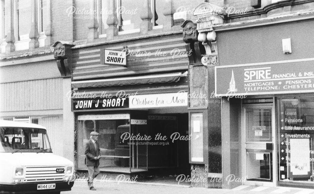 J. J. Short's Tailors (Vacant), Stephenson Place, Chesterfield, 1995