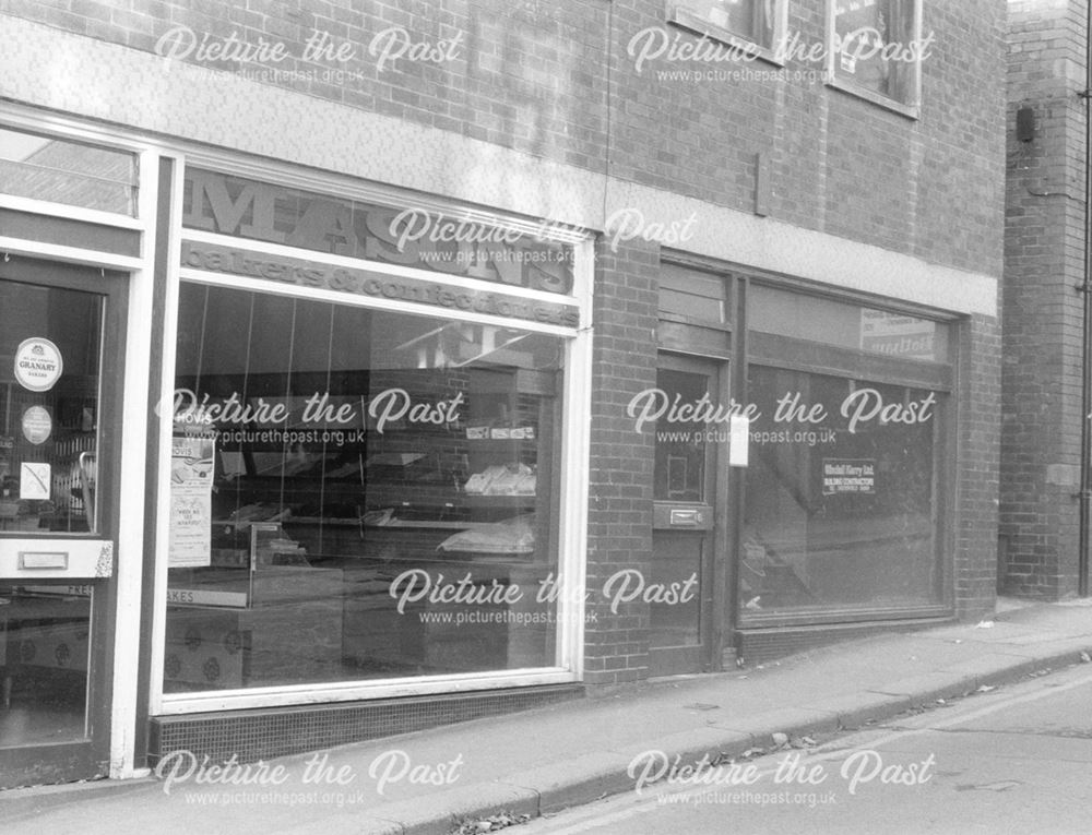 Mason's Bakers and Confectioners, Soresby Street, Chesterfield, 1986