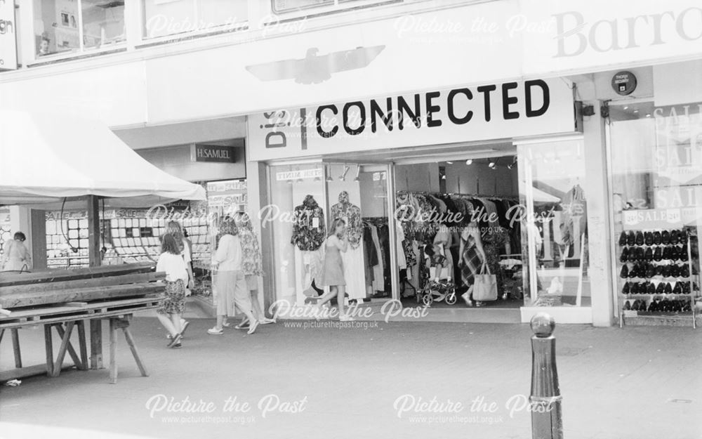 Shops on Burlington Street Southside, Chesterfield, November 1991