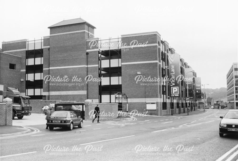 Vicar lane Redevelopment, Beetwell Street, Chesterfield, August 2000