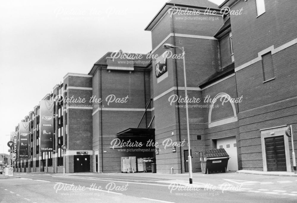 Vicar lane Redevelopment, Beetwell Street, Chesterfield, August 2000