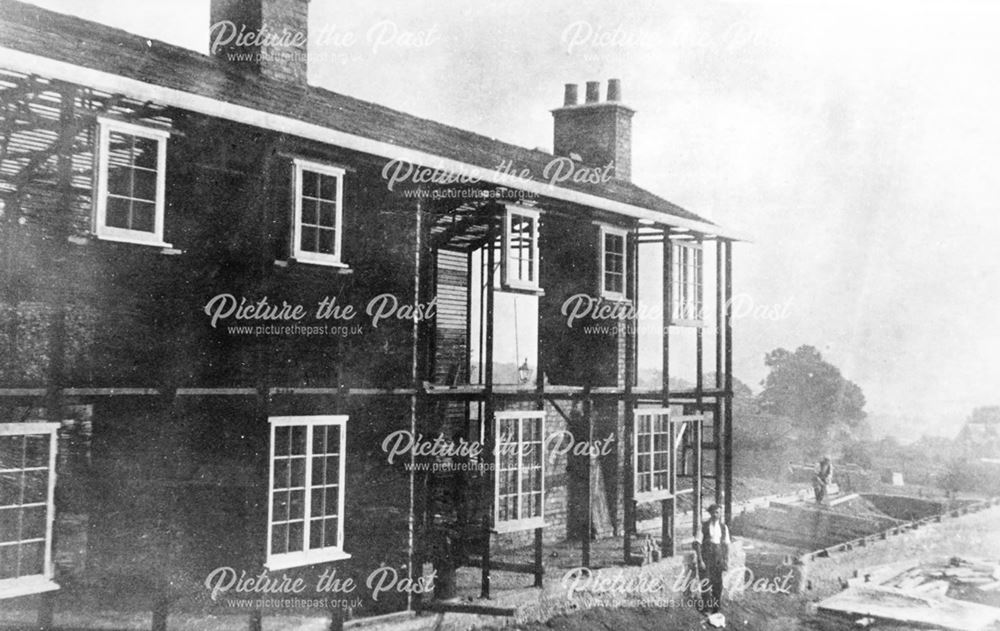 Construction of Wheatbridge Housing Estate, Holme Bank, Chesterfield, 1920