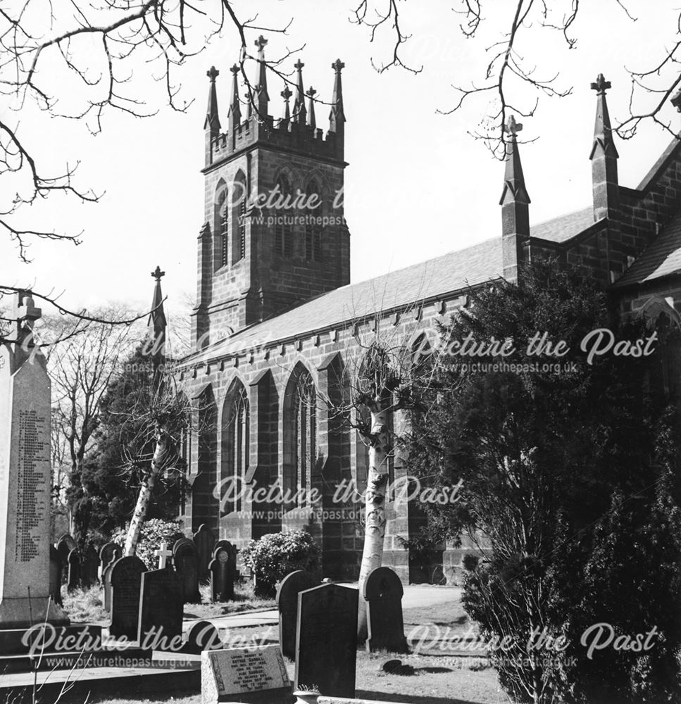 St Thomas' Church, Chatsworth Road, Brampton, Chesterfield, 1952