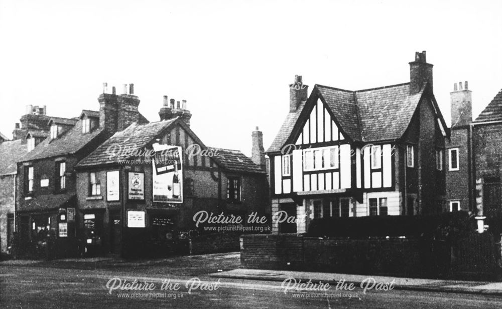 Prince of Wales Inn, Old Road, Brampton, Chesterfield, c 1940