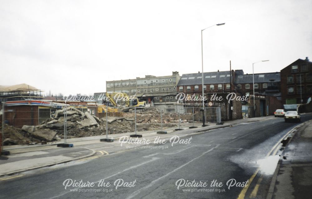Demolition of Co-Op Milk Depot, Wheatbridge Road, Brampton, 1996
